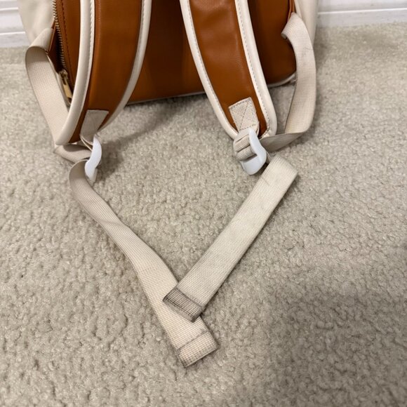 Stylish Cream and Brown Baby Bag - Picture 6 of 16